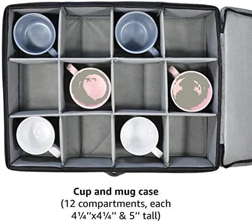 Feltectors Storage Box for Kitchen & Dining | Rust Resistant, 12 Mug Capacity, Felt Material, Custom Style thumbnail 9