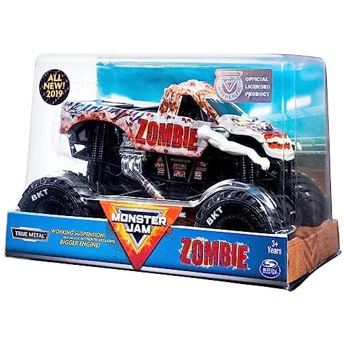 Monster Jam Official Zombie Monster Truck 1:24 Scale Die-Cast Vehicle | Collector Toy for Kids Ages 3+ thumbnail 4
