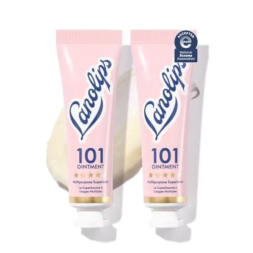 Lanolips 101 Multipurpose Ointment Duo 15ml (0.52 oz each) | Pure Lanolin Lip Balm & Skin Healer thumbnail 1