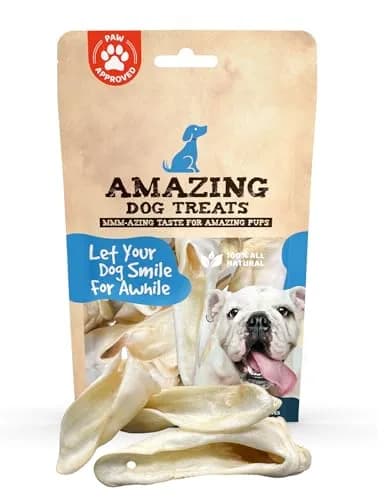 Amazing Dog Treats - Lamb Ears (15 Pcs/Pack) | Natural Dog Chews for Healthy Teeth & Long Chewing thumbnail 1