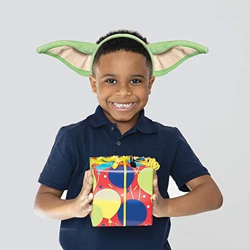 Unique Pink & Green Mandalorian The Child Fabric Headband | Kids & Adults Star Wars Cosplay Accessory thumbnail 3