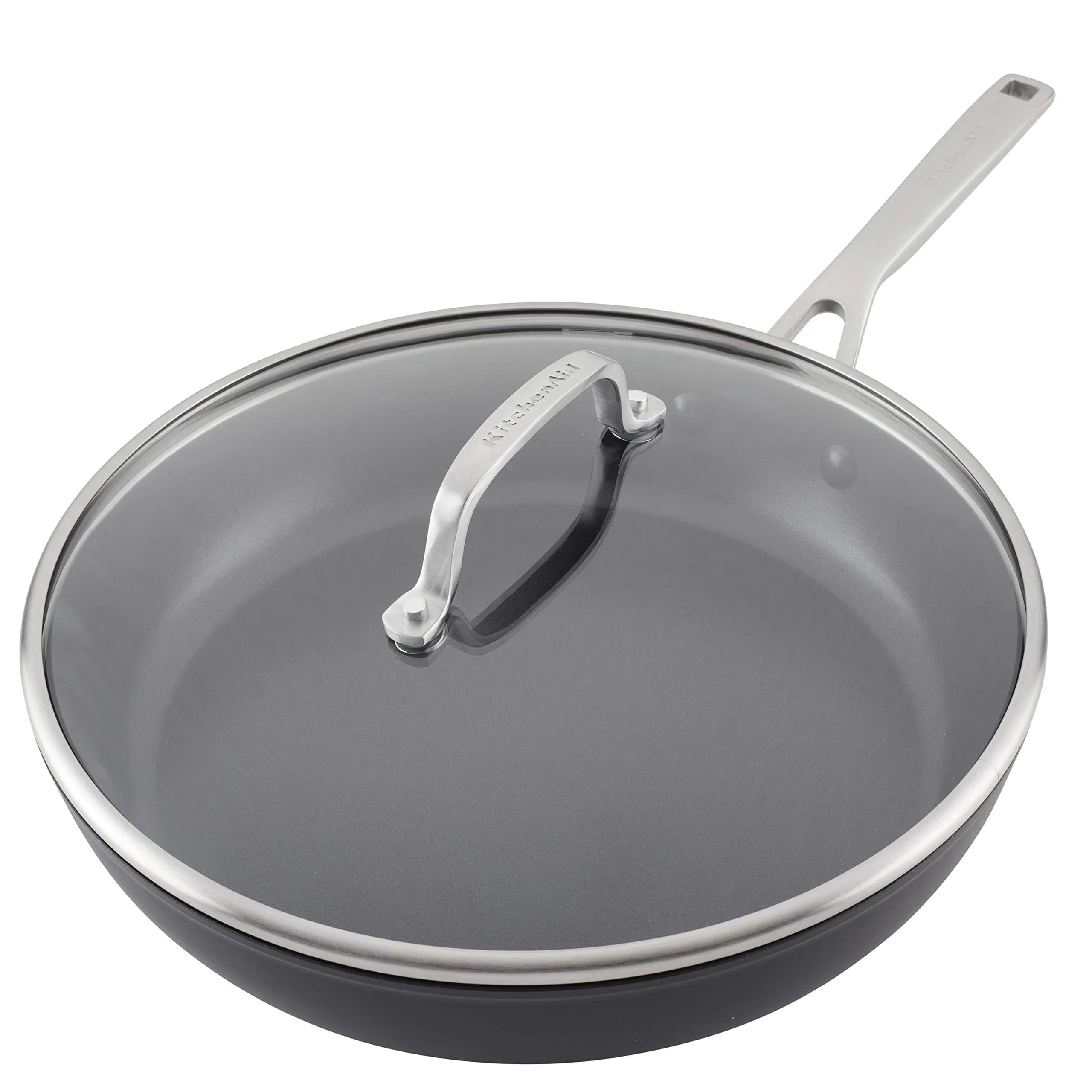 KitchenAid Induction Nonstick Frying Pan with Lid, 30.5 cm (12.25-Inch) | Even Heat for Consistent Results thumbnail 8