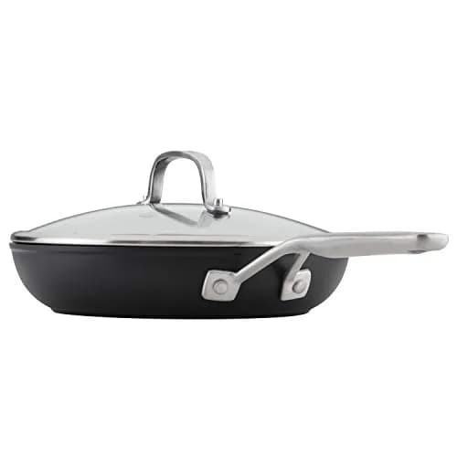 KitchenAid Hard-Anodized Induction Frying Pan with Lid, 10-Inch (25 cm) | Even Heat, Nonstick Cooking thumbnail 9