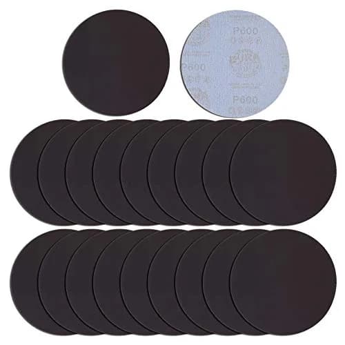 Dura-Gold 6" Wet or Dry Sanding Discs 600 Grit (20-Pack) | Silicon Carbide Hook & Loop for Orbital Sanders thumbnail 1