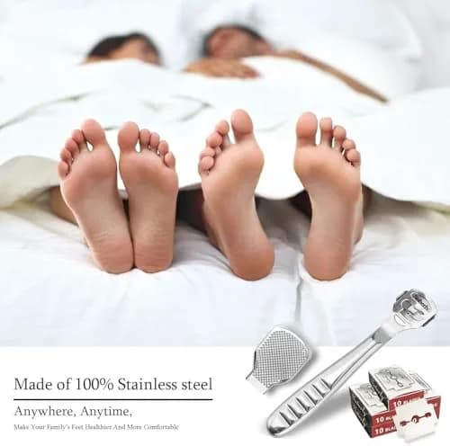 Jutoe Callus Shaver Set 52 Pcs | Stainless Steel Foot & Hand Care Tools thumbnail 6