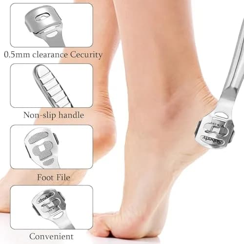 Jutoe Callus Shaver Set 52 Pcs | Stainless Steel Foot & Hand Care Tools thumbnail 3
