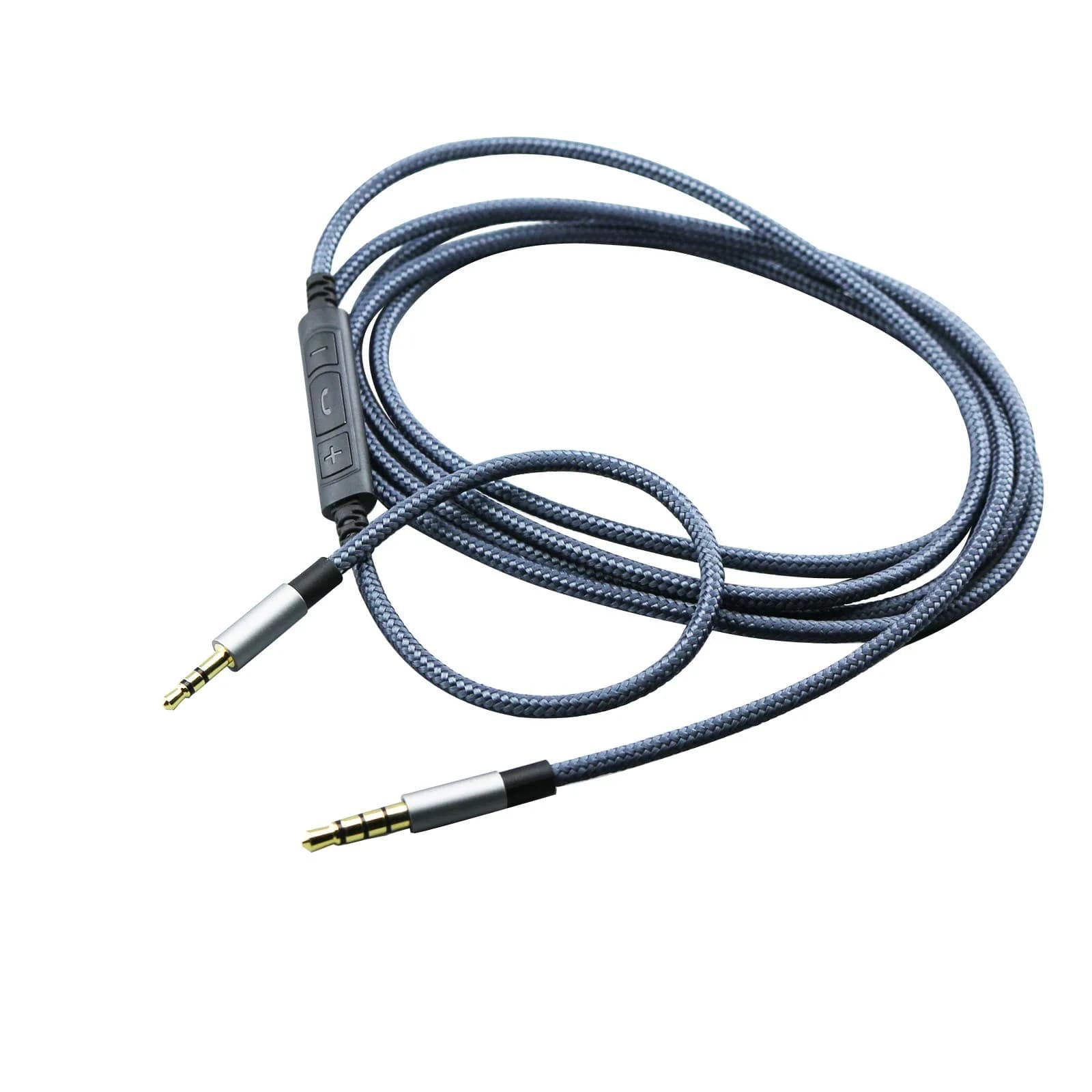 NewFantasia 3.5mm to 2.5mm Audio Cable 1.3m (4.3ft) | Remote Volume Control Mic for Bose Headphones & Android Phones - main product image