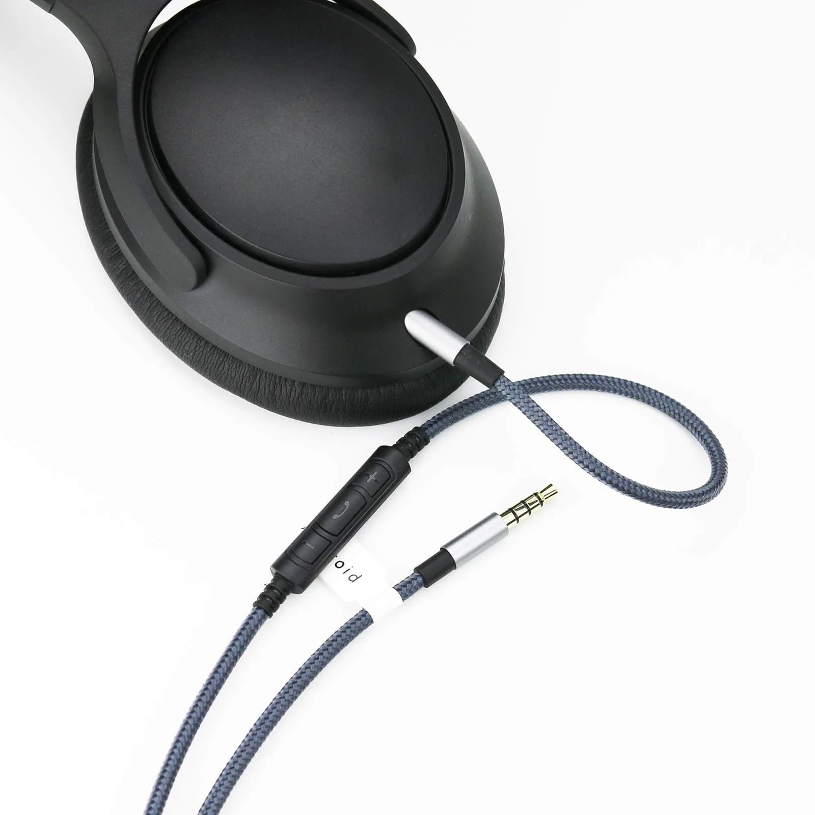 NewFantasia 3.5mm to 2.5mm Audio Cable 1.3m (4.3ft) | Remote Volume Control Mic for Bose Headphones & Android Phones - view 5