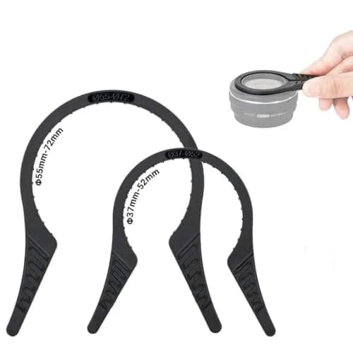 JJC Camera Lens Filter Wrench Kit 2-Pack | Fits 37mm-72mm Lens Threads thumbnail 1