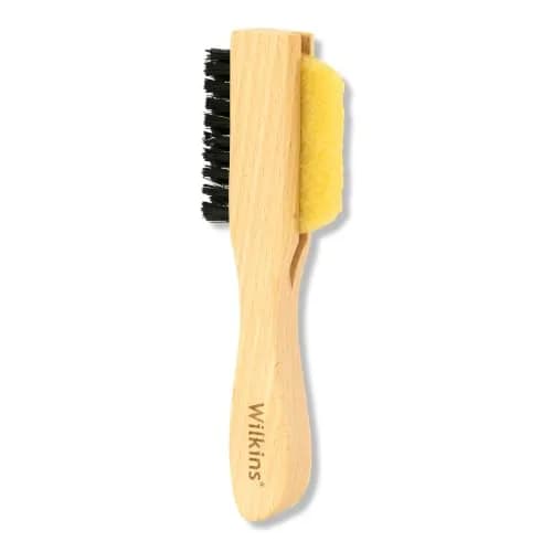 Wilkins Suede Shoe Cleaner Brush - Yellow Rubber Suede Eraser with Soft Bristle Brush, 52g (1.8 oz) | Cleans Suede & Nubuck Without Water thumbnail 1
