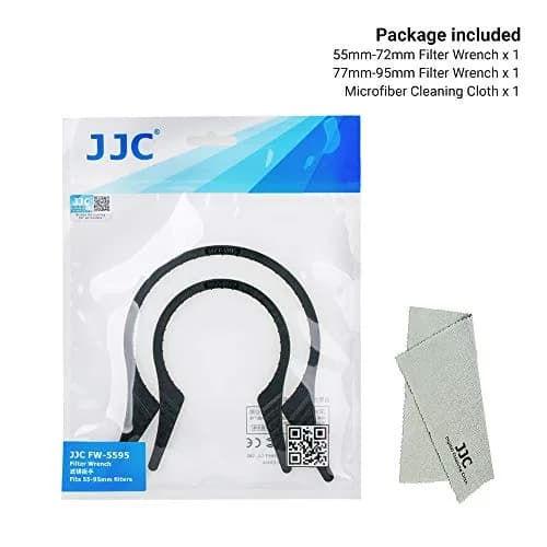 JJC 2-Pack Camera Lens Filter Wrench Kit for 55mm-95mm Threads | Removes Jammed CPL UV ND Filters thumbnail 7
