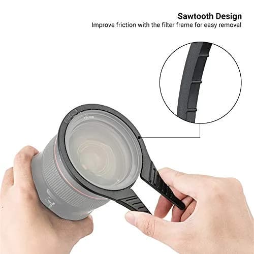 JJC 2-Pack Camera Lens Filter Wrench Kit for 55mm-95mm Threads | Removes Jammed CPL UV ND Filters thumbnail 3