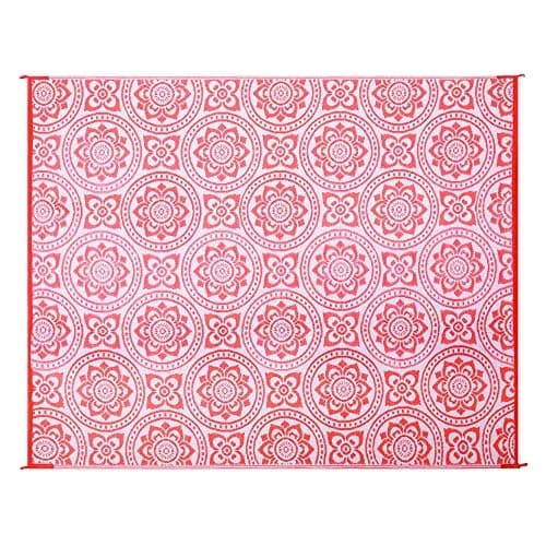 Stylish Camping 258105 8' x 10' Reversible Mat | Outdoor & Indoor Versatile Boho Rug thumbnail 7