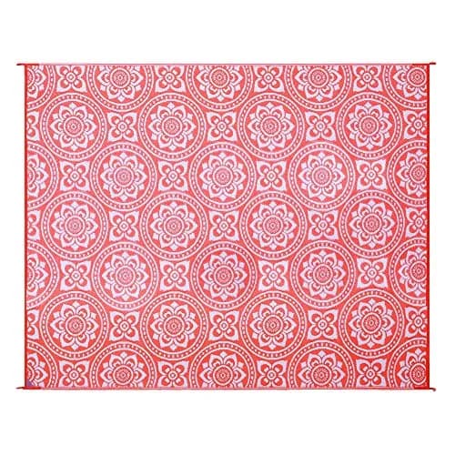 Stylish Camping 258105 8' x 10' Reversible Mat | Outdoor & Indoor Versatile Boho Rug thumbnail 8
