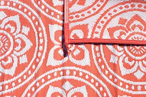 Stylish Camping 258105 8' x 10' Reversible Mat | Outdoor & Indoor Versatile Boho Rug thumbnail 3