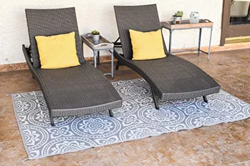 Stylish Camping 258106 8ft x 10ft Reversible Mat | UV Resistant, Quick Dry, Outdoor & Indoor Use thumbnail 2