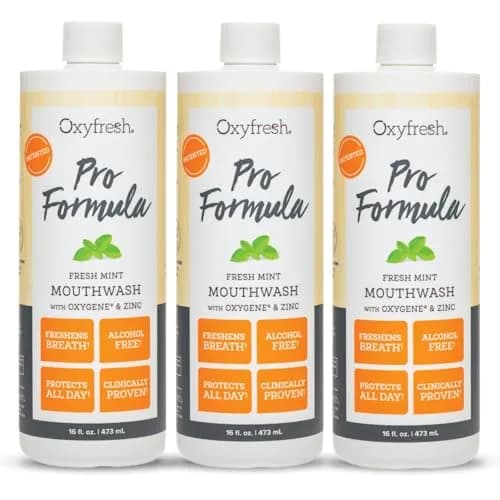 Oxyfresh Pro Formula Fresh Mint Mouthwash 16 Fl Oz | Zinc & Xylitol for Fresh Breath & Gums thumbnail 1