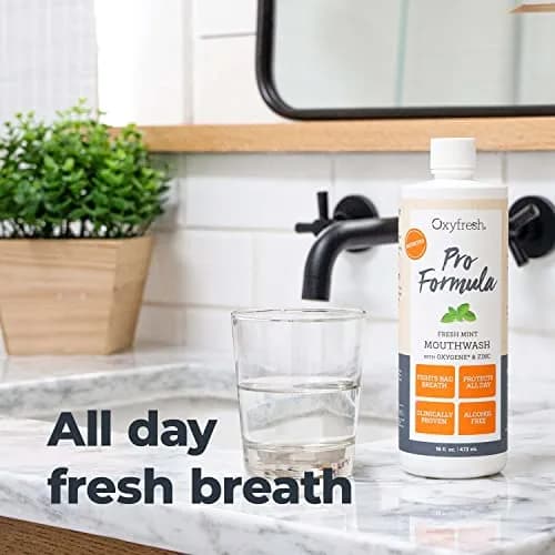 Oxyfresh Pro Formula Fresh Mint Mouthwash 16 Fl Oz | Zinc & Xylitol for Fresh Breath & Gums thumbnail 5