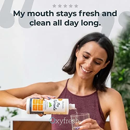 Oxyfresh Pro Formula Fresh Mint Mouthwash 16 Fl Oz | Zinc & Xylitol for Fresh Breath & Gums thumbnail 3