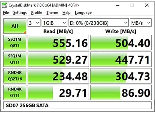 Timetec 256GB SSD 3D NAND SATA III 6Gb/s 2.5 Inch 7mm (0.28") Internal Solid State Drive | 550 MB/s Read Speed thumbnail 6