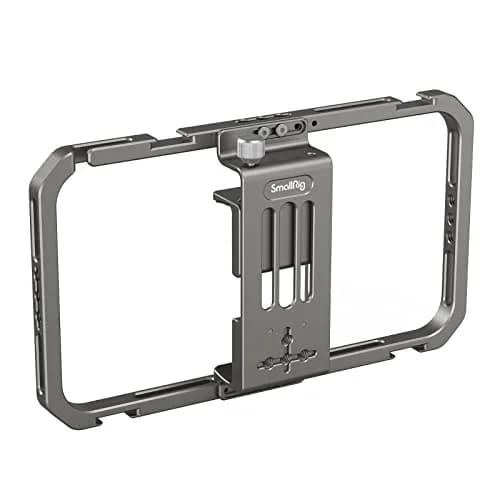 SmallRig Universal Smartphone Video Rig 2791B | Aluminum Alloy Phone Cage with Cold Shoe Mount for Mic/LED, Perfect for Filmmaking/Vlogging thumbnail 7