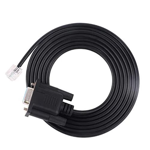 Green-utech 6ft (1.83m) DB9 RS232 to RJ11 6P4C Serial Console Cable | Plug and Play Driverless Connection thumbnail 2