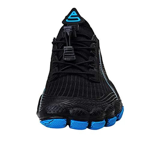 WateLves Water Shoes for Men Women Barefoot Quick-Dry Aqua Sock | Outdoor Athletic Sport Shoes (M-Black/Blue, 40) thumbnail 6