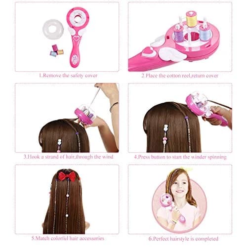 Oradrem Automatic Hair Braider Styling Tool with 85-Piece Accessory Set | DIY Fun Hairstyles for Girls thumbnail 4
