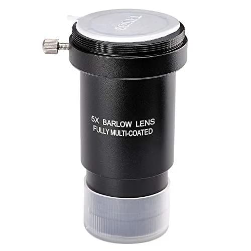 Starboosa 5X Barlow Lens & Moon Filter Kit for 1.25-Inch Telescopes | Enhances Magnification & Lunar Imaging thumbnail 2