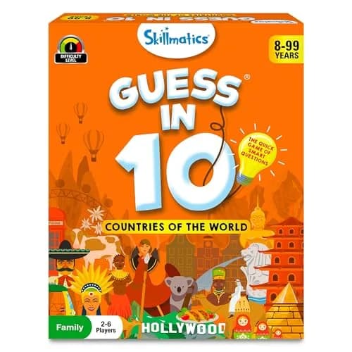 Skillmatics Guess in 10: Countries of The World Trivia Card Game | Educational Geography Game for Ages 8+ thumbnail 1