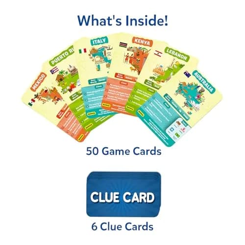 Skillmatics Guess in 10: Countries of The World Trivia Card Game | Educational Geography Game for Ages 8+ thumbnail 2