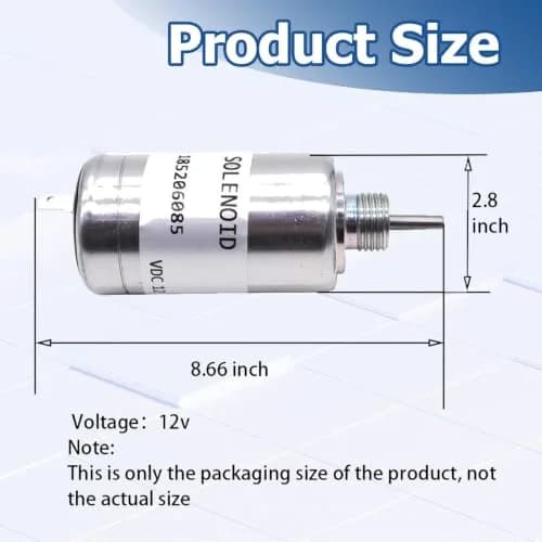 WFLNHB Fuel Shut Off Solenoid 12V | Replacement for Perkins 100 Series & Holland Engines thumbnail 5