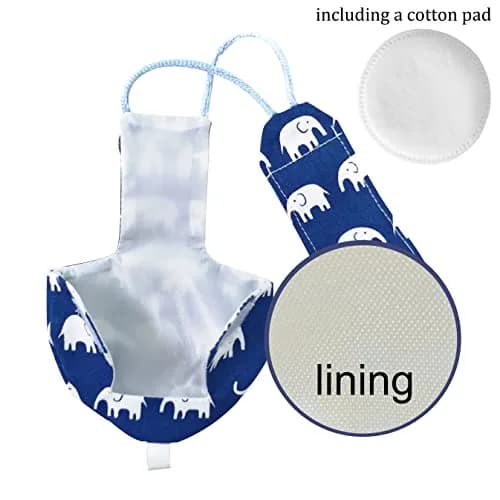 VANFAVORI Bird Diaper Flight Suit with 80-inch Leash S Elephant | Bird Pet Diaper & Leash thumbnail 3