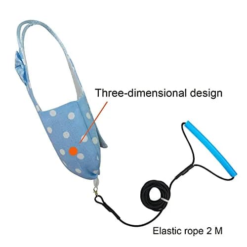 VANFAVORI Bird Diaper Flight Suit with Leash S Size | Lightweight, Waterproof Bird Diaper for Small Birds thumbnail 2