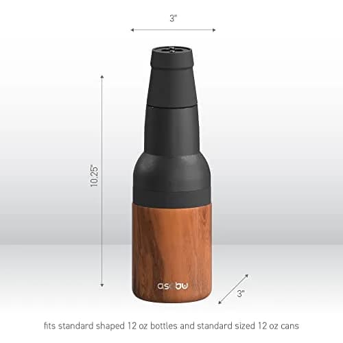 Asobu Frosty Beer Holder 2 Go Vacuum Insulated Stainless Steel Beer Can and Bottle Cooler with Built-in Opener, 16oz (473ml) | Keeps Drinks Cold Up to 12 Hours thumbnail 7