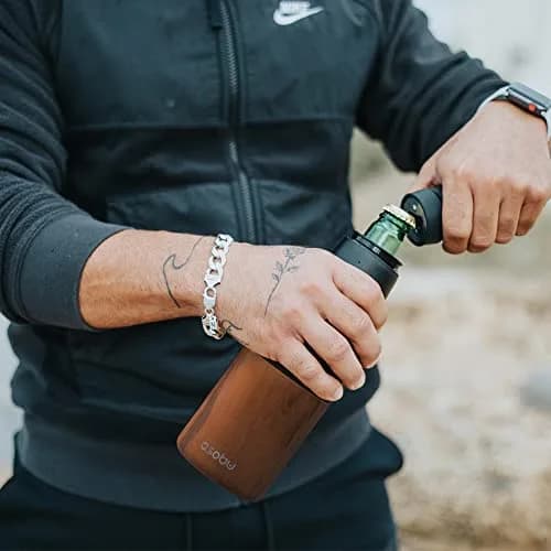 Asobu Frosty Beer Holder 2 Go Vacuum Insulated Stainless Steel Beer Can and Bottle Cooler with Built-in Opener, 16oz (473ml) | Keeps Drinks Cold Up to 12 Hours thumbnail 8