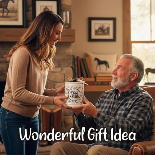 Cottage Creek Horse Fund Piggy Bank 6in Ceramic Money Jar | Equestrian Gift for Horse Lovers thumbnail 7