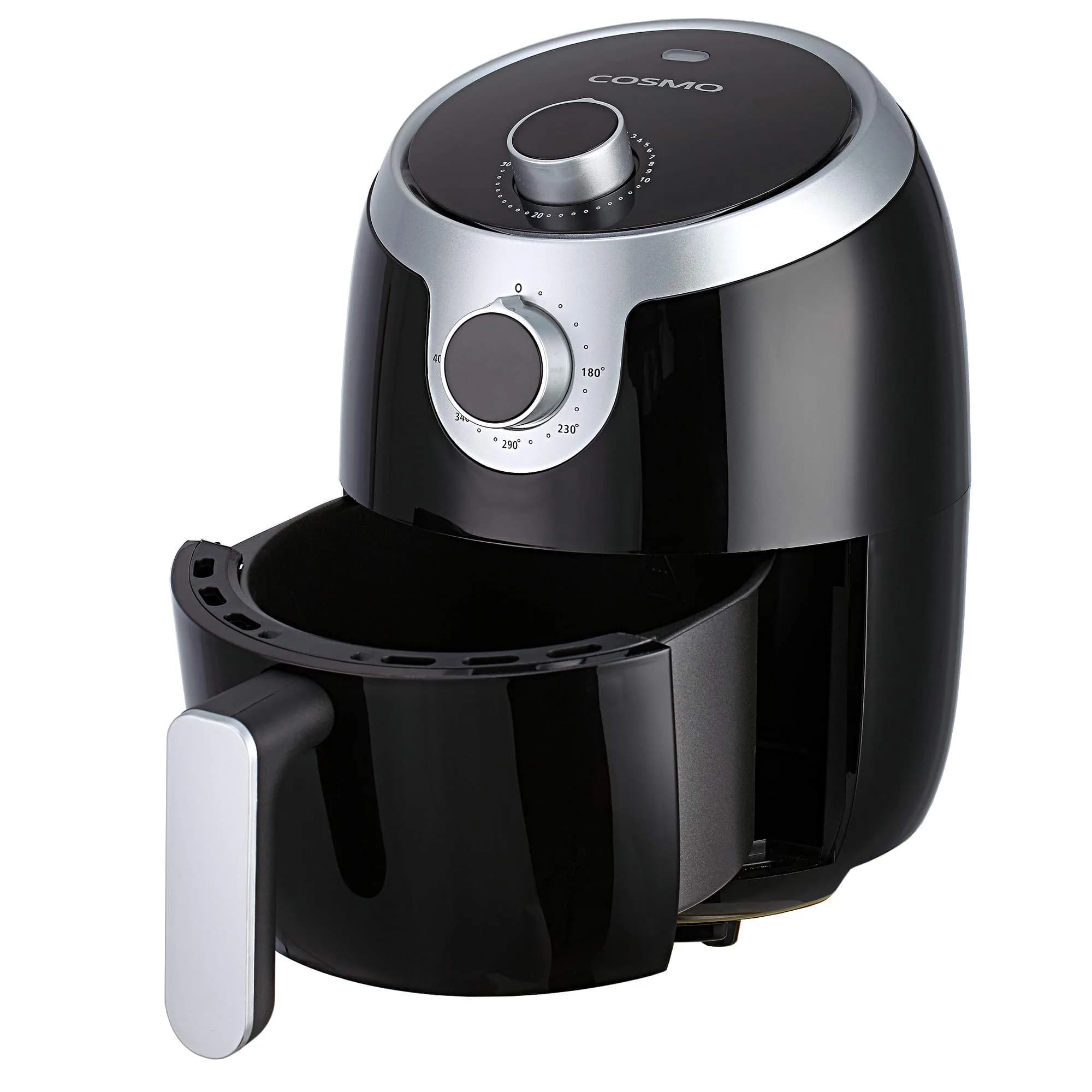 COSMO Air Fryer 2.3 Quart Compact Electric Small Kitchen Appliance with Temperature Control, Timer, Auto Shut-Off, Non-Stick Frying Tray - main product image