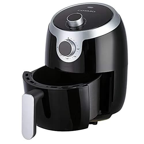 COSMO Air Fryer 2.3 Quart Compact Electric Small Kitchen Appliance with Temperature Control, Timer, Auto Shut-Off, Non-Stick Frying Tray thumbnail 1