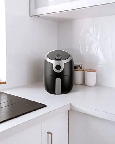 COSMO Air Fryer 2.3 Quart Compact Electric Small Kitchen Appliance with Temperature Control, Timer, Auto Shut-Off, Non-Stick Frying Tray thumbnail 2