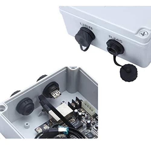 YIOVVOM Waterproof RJ45 Coupler Cat 6 Splice Outdoor Ethernet Connector 110mm (4.33 Inch) 2-Pack | IP67 Rated for Harsh Environments thumbnail 4