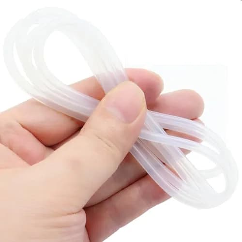 QJZXUEZHEN Silicone Tube 2mm ID x 4mm OD | Clear Flexible Silicone Rubber Tubing for Liquids & Gases in India thumbnail 4