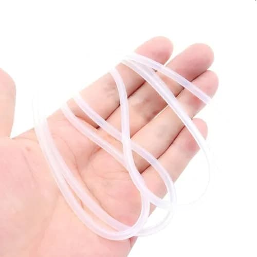 QJZXUEZHEN Silicone Tube 2mm ID x 4mm OD | Clear Flexible Silicone Rubber Tubing for Liquids & Gases in India thumbnail 5