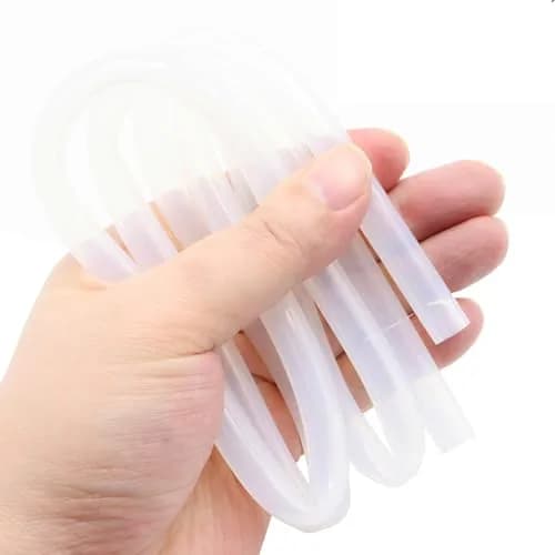 QJZXUEZHEN Silicone Tube 6mm ID x 10mm OD | Clear Flexible Rubber Water & Air Hose, 1m thumbnail 4