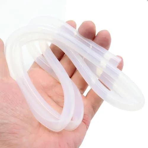 QJZXUEZHEN Silicone Tube 6mm ID x 10mm OD | Clear Flexible Rubber Water & Air Hose, 1m thumbnail 5
