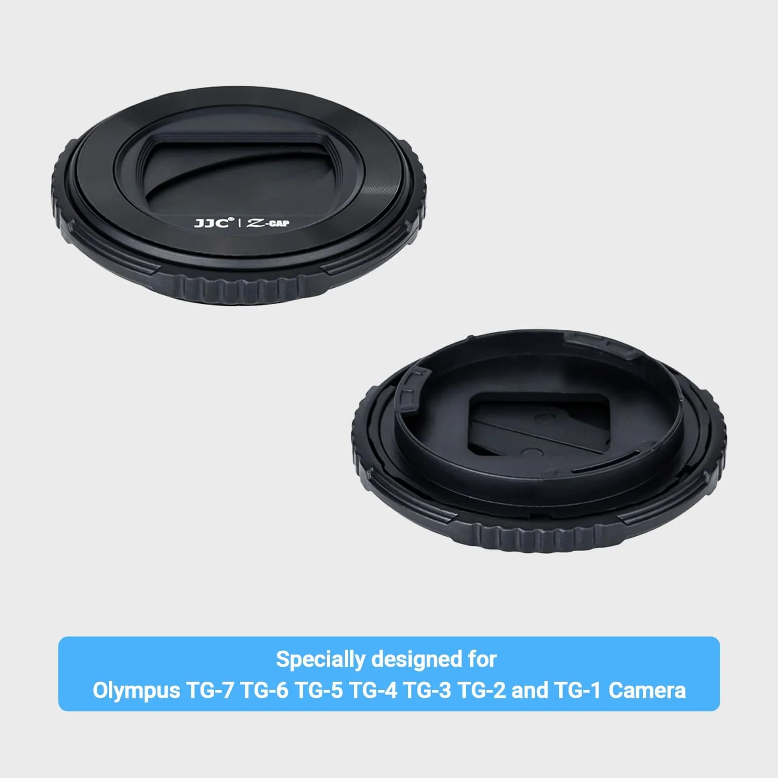 JJC Rotating Lens Cap for Olympus TG-7 TG-6 TG-5 TG-4 TG-3 TG-2 TG-1 Cameras | Replaces Olympus LB-T01 Lens Barrier - view 5