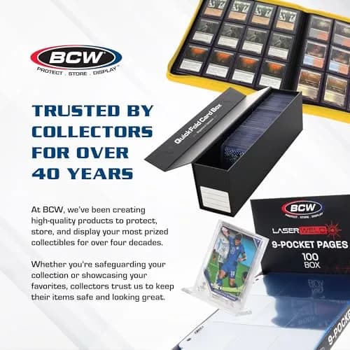 BCW 35 Pt Magnetic Card Holders with UV Protection, 10 Count | Standard Trading Cards thumbnail 6