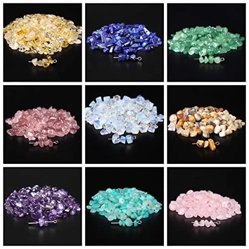 Cmidy Natural Chip Stone Beads Watermelon Red 5-8mm (150g / ~400 pcs) | Genuine Gemstone Beads for Jewelry Making thumbnail 5