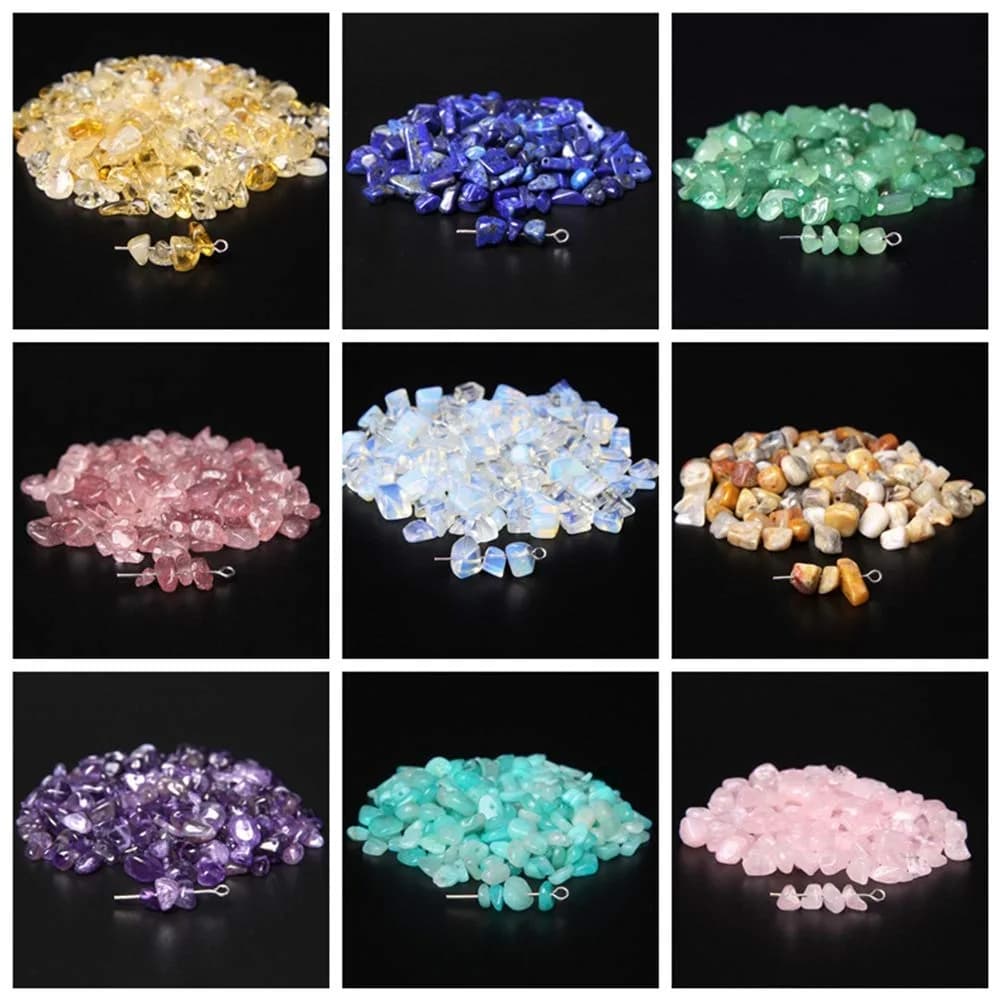 Cmidy Natural Chip Stone Beads Red Agate 5-8mm (150g/5.29oz) | Genuine Gemstones for Jewelry Making - view 5