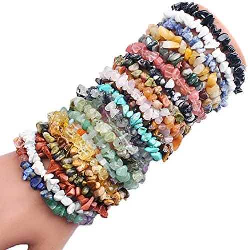Cmidy Natural Chip Stone Beads Red Agate 5-8mm (150g/5.29oz) | Genuine Gemstones for Jewelry Making thumbnail 8